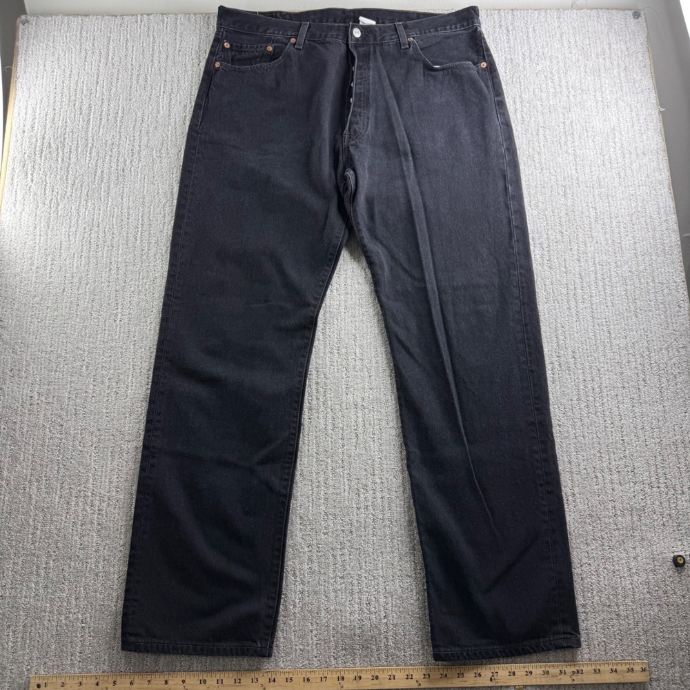 VTG Levis 501 XX Original Straight Leg Black Jeans Mens Size 40x34 (fits 38x33)